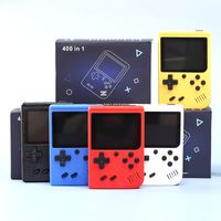 Mini El Taşınabilir Oyun Oyuncuları Video Konsolu Nostaljik Tutamak 400 SUP Oyunları Depolayabilir 8 Bit Renkli LCD