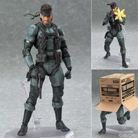 Manga anime Figma 243 Metal Gear Solid 2 Sons of Liberty 15 cm Snake Pvc Action Figure Modello da collezione Toy T221025