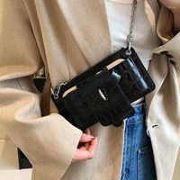 이브닝 백 럭셔리 디자이너 작은 PU 가죽 클러치 전화 가방 패션 체인 어깨 크로스 바디 여성 지갑과 핸드백