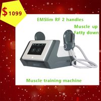 Tragbare EM -Slimm -Muskelstimulatormaschine Verlieren Sie Gesicht Fett Gewichtsverlust 2 Dual Griff Behandlung Schönheitssalon