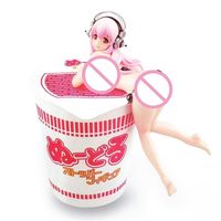 Acción Toy Figuras 12cm Super Sonico PVC Figura de acción Modelo de traje de baño Figura de anime japonesa Figuras de dibujos animados Sexy Girl Collectible Doll Toys 221027