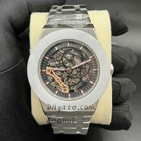 Reloj mecánico automático para hombre Moda clásica 42 mm 904L diseñador hueco relojes de acero inoxidable Zafiro reloj de pulsera resistente al agua Montre de luxe