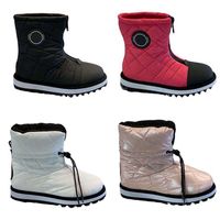 New snow boots waterproof warm down inner rubber bottom wate...