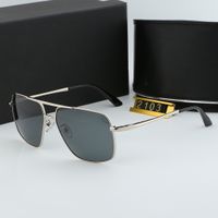 Gafas de sol de diseñador de moda Gafas de sol de lujo Goggle Beach Sun Gafas para hombre Mujer 7 Colores Señas opcionales con caja