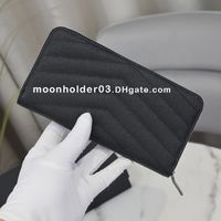 Hochwertige Brieftasche mit Schachtel Kupplung Brieftaschen Frauen Designer Luxus Langer Brieftasche Klassische Passkartenhalter Münze Geldbeutel Mode Mode Mode