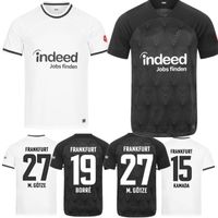 2021 2022 Eintracht Frankfurt Soccer Jerseys Hinteregger Kamada Kostic Jovic 21 22 홈 멀리 3 축구 남성과 키즈 셔츠
