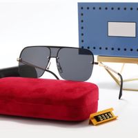 Óculos de sol de designer para mulheres lentes de proteção polarizadas uv400 opcionais com copos de sol 2358