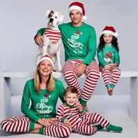Aile Eşleşen Kıyafetler Aile Noel Pijamaları Set Aile Eşleştirme Giysileri Noel Partisi Giysileri Yetişkin Çocuk Pijamaları Set Pamuk Bebek Romper Sweetwear T221027