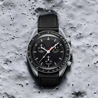 2022 La dernière biocéramics Planet Moon Man Watch Mission 42mm Nylon Chronograph Deluxe Limited Edition Master Watch256i
