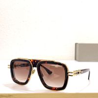 Óculos de sol para mulheres e homens Summer DTS403S estilo UV Retro com óculos de estrutura cheia com quadro