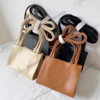 3 Boyutlar Telfars Omuz Çantaları Tasarımcı Telfars Yumuşak Deri Mini Çantalar Kadın Çanta Crossbody Lüks Tote Moda Alışveriş Pembe Beyaz Çanta Satış Çanta