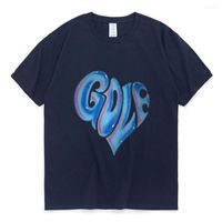 Erkekler Tişörtleri 2022 T-Shirt Kadınlar Hip Hop Moda O yakalı Kısa Kollu Gömlek Pamuk Yaz Çift