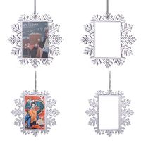 Sublimation Blank Christmas Pendants Ornaments Thermal Trans...