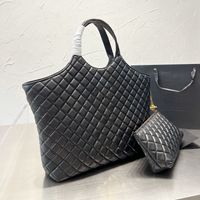 En iyi tasarımcı alışveriş çantası gaby el çantası kapitone icare maxi kuzu derisi büyük kapasiteli bayan gündelik tote çanta cüzdan kadın moda omuz çantaları