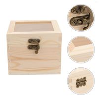 Ложные ресники коробка коробка деревянные декоративные Storagelidssmall память на память на память на память