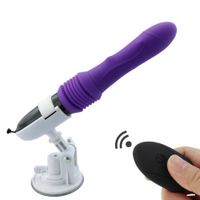 Massorger Up and Down Movimiento Máquina Femenina Vibrador Femenino poderoso Penis automático libre de manos con Suction Cup Toys for Women