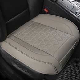 Car Seat Covers 1PCS Front Cover PU Leather Cars Cushion Waterproof Protector Universal Chair Pad Mat Auto Accessories