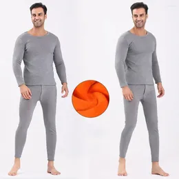 Men's Thermal Underwear Stretchable For Free Movement Men Set Unisex Winter Warm Thick Sport