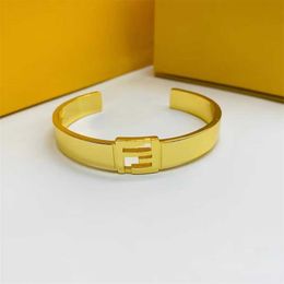 38% OFF New personality Simple street English alphabet Separation Brass material High quality Fashion bracelet Female