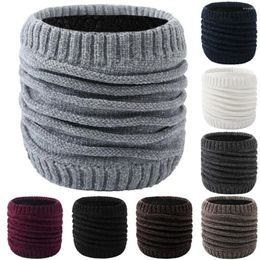 Scarves Fleece Knitted Face Cover Daily Keep Warm Solid Color Half Mask Cold-proof Collar Snowboard