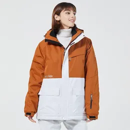 Skiing Jackets Ski Suit Men Women Snowboarding Jacket Windproof Thickened Snowboard Pant Waterproof Alpine Splicing Winter Snow