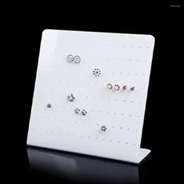 Jewelry Pouches High-quality Display Stand Rack Stylish Acrylic Earring Space-saving For Store Home