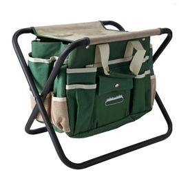 Camp Furniture Folding Stool Garden Cloth Bag Set Outdoor Chair Multi Function