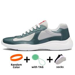 Designer Americas Cup Men's Casual Shoes Runner Women Sports Shoes Low Top Sneakers Shoes Men Rubber Sole Fabric Patent Leather Wholesale Discount Trainer 38-46 a2