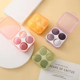 Makeup Sponges Cute Sponge Portable Concealer Dry Wet Use Blusher Cosmetic Puff Beauty Tool Foundation Egg Set