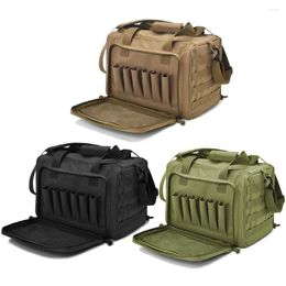 Duffel Bags Tactical Gun Range Bag Case With Multiple Compartments Pistol Duffle Military Training