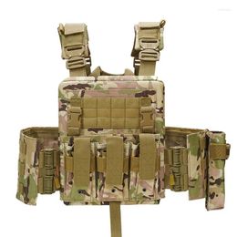 Hunting Jackets Tactical Vest Molle Plate Carrier Military Combat Protective With Mag Pouch Radio Bag Army Accessories