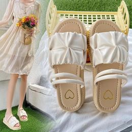 Slippers Fashionable Women's 2024 Summer All-match Two-wear One-piece Belt Thick-soled Roman Sandals And