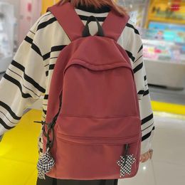 School Bags Fashion Female Waterproof Cool Student Bag Trendy Women Nylon Laptop Book Ladies Leisure College Backpack Girl Travel