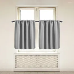 Curtain Small Blackout Curtains High Precision For Bathroom Kitchen Window Coverings Privacy Temperature