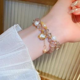 Charm Bracelets Opal Beaded Multi-layer Layer Bracelet Winding Luxury Elastic Hand Jewellery Fashion Gifts