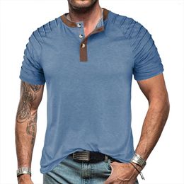 Men's T Shirts Plan Shirt Deep V Neck For Men Mens Big And Tall Cool Active Short Long Sleeve