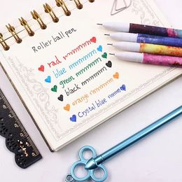 Jonvon Satone 60 Pcs10set Cute Pens 0.38mm Gel Pens Starry Star For Kid Gel Pen Black Ink Refill Office School Supplies Gifts 231229