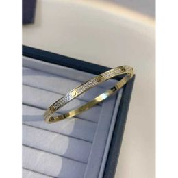 Designer Screw Bangle Bracelet Fashion Luxury Jewelrys Carer Original Trendy 18K Gold Diamond for Women Men Nail Bracelets Silver Jewellery Bracelet RG63