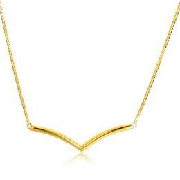 Shining Wish Collier Necklace Fashion Golden Shine Chain Necklaces For Women 2021 Statement Adjustable Choker Chains281b