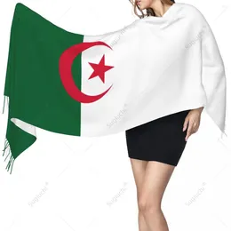 Scarves Algeria Flag Scarf Pashmina Warm Shawl Wrap Hijab Spring Winter Multifunction Unisex