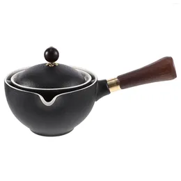 Dinnerware Sets Chinese Tea Pots Ceramic Side Handle Jug Perculators 360 Degree Rotation Teapot