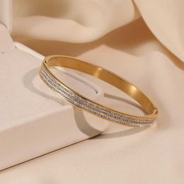 Designer Screw Bangle Bracelet Fashion Luxury Jewelrys Carer Original Trendy 18K Gold Diamond for Women Men Nail Bracelets Silver Jewelry Bracelet HF71