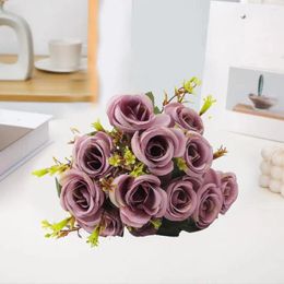 Decorative Flowers Wedding Po Prop Realistic Artificial Rose Decor For Party Long-lasting Fake Flower Centrepiece