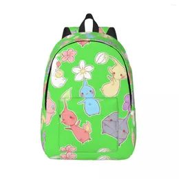 School Bags Pikmin Pattern Backpack Middle High College Student Book Teens Daypack Sports