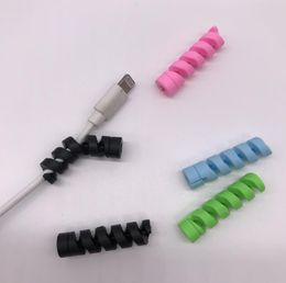 Cable Protector Saver Cover Sleeve For Earphone Wire Charger Cable Cord Protector For Headphone Headset Earphone