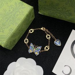 Designers Womens Pendant Necklaces G Letter Luxury Jewelry Mens Fashion Butterflys Bracelet Chain Wedding Formal Party Hoop Premiu280Q