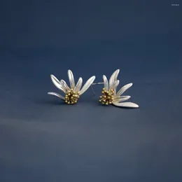 Stud Earrings Design To Be Withered Sunflower Women's Fashionable Temperament High-end Sense Simple And Versatile Daily