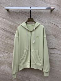 Women's Hoodies 24 Early Spring Zipper Drawstring Hooded Sweatshirt Jacket Explosive OS Loose Silhouette Cut