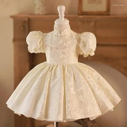 Girl Dresses ZHIO Princess Skirt Wedding Kid Dress Birthday Performance Lace Party Evening Clothing 1-12 Y