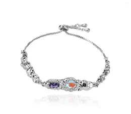 Link Bracelets Original Design By OOMEOO Moonlight Stone Bracelet Ins Niche Sweet Cool Style Women's Free Delivery
